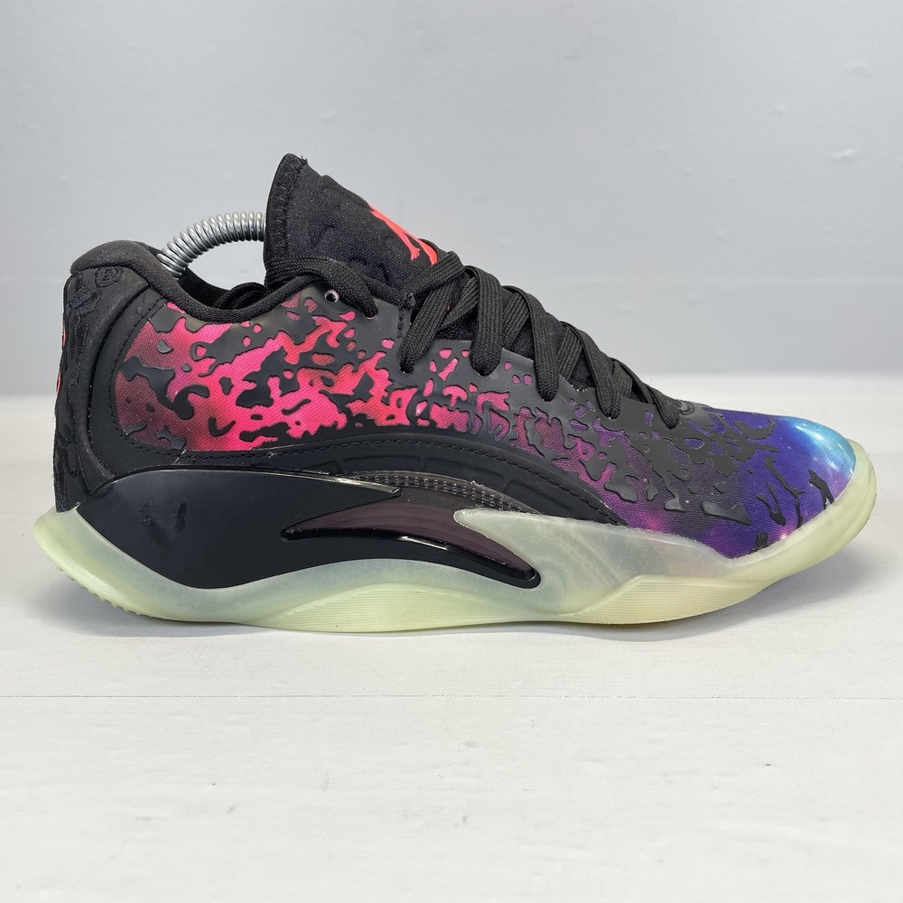 Jordan Zion 3 Shoes Youth Size 4 Black Pink Galaxy Lift Off Basketball Sneakers